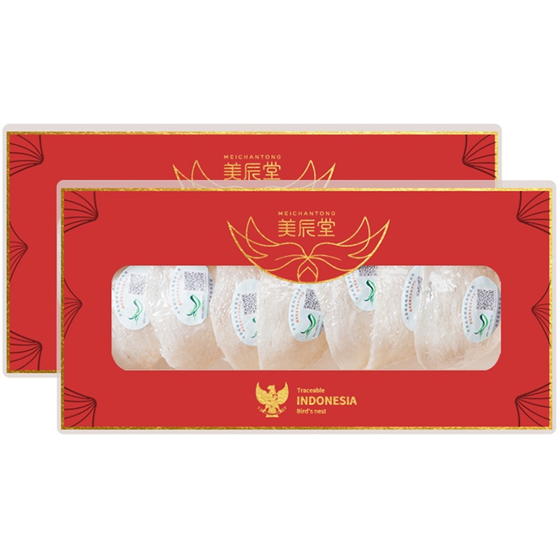 美辰堂印尼原装进口溯源干燕窝正品50g孕妇营养滋补金丝燕白燕盏