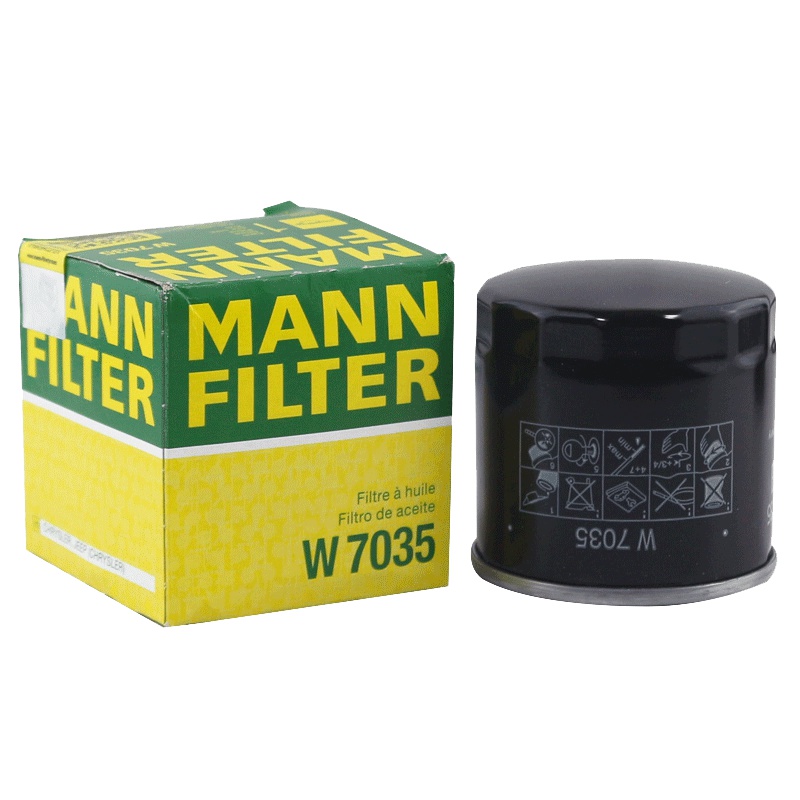 曼牌(MANN)机滤W7035适配06-07款PT漫步者 2.4L/08-11牧马人 3.8L