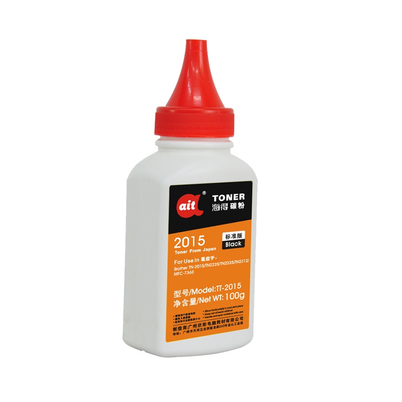 海得TN-2015碳粉TT-2015墨粉100g 4支装适用兄弟TN1035 2015 3335联想LT2441 266