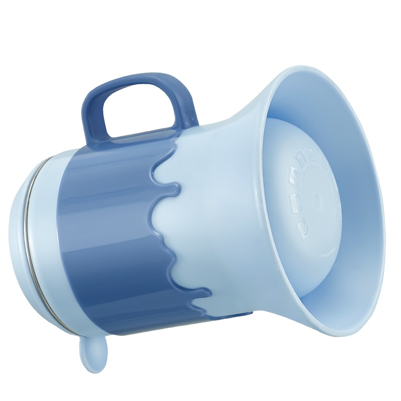 babycare幼儿园儿童直饮喝水杯子 防摔不锈钢 婴儿宝宝学饮杯保温 冰川蓝 2750 保温用品