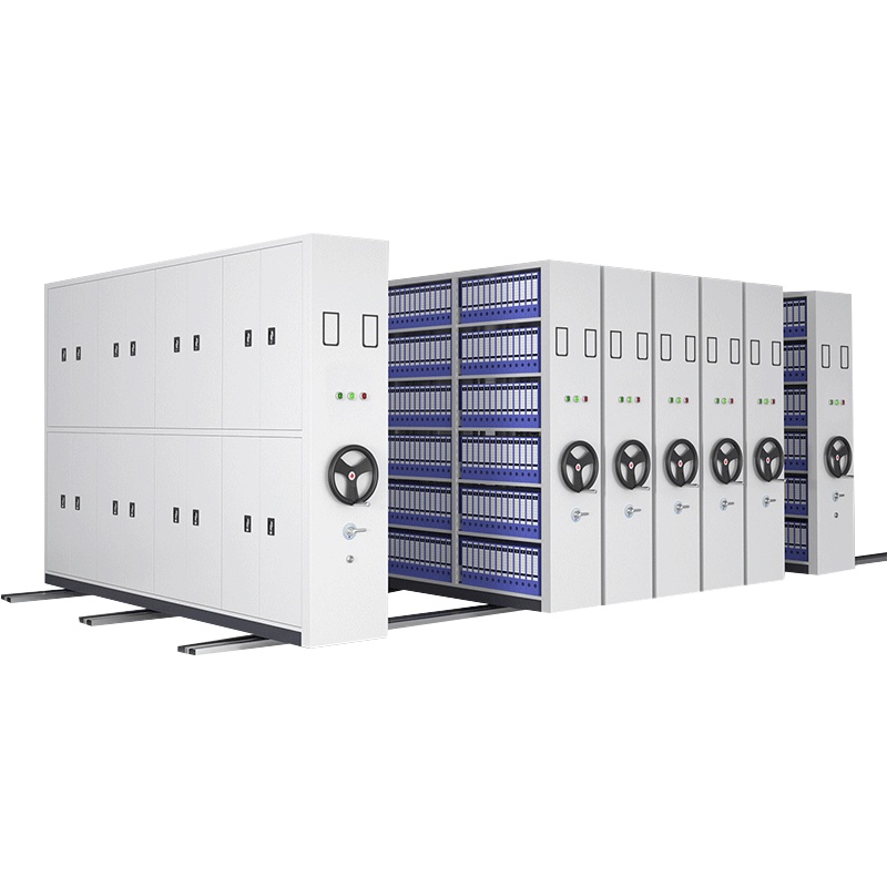 星岛密集架档案室密集柜移动手摇式智能电动钢制档案架书架凭证文件柜电动款