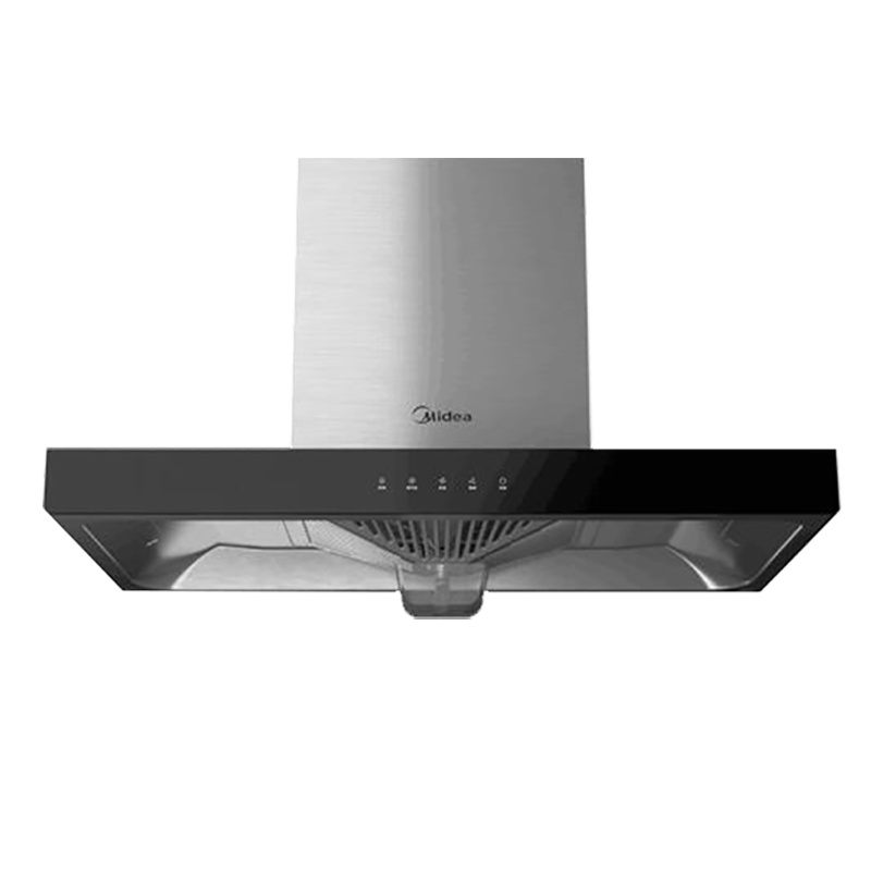 美的B85抽油烟机家用厨房顶吸式吸排油烟机小型高温抑菌蒸汽清洗