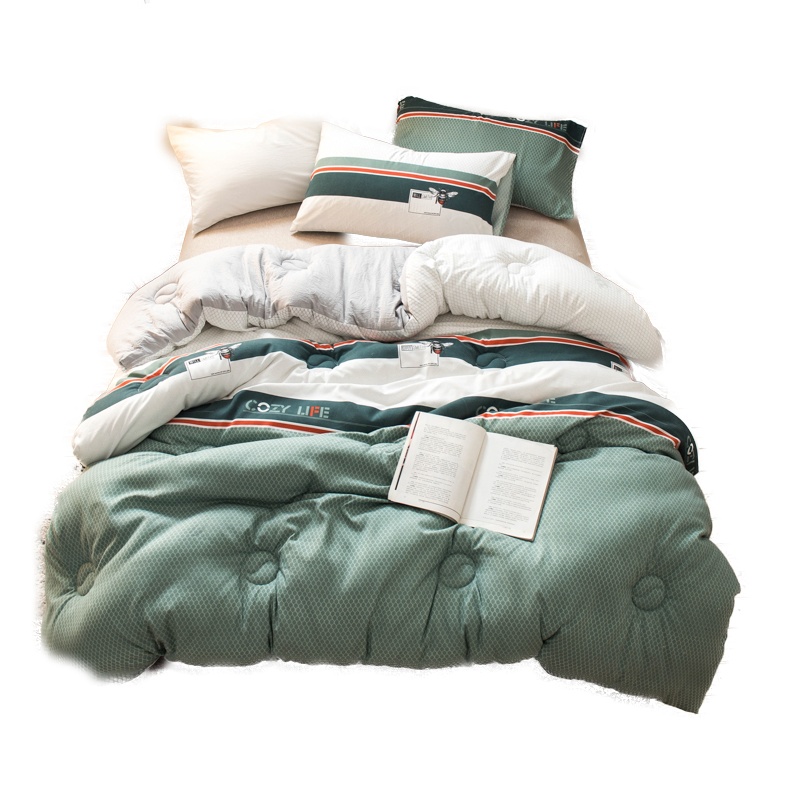 九氏(JOESH)床色织纯棉提花轻奢时尚单双人四件套