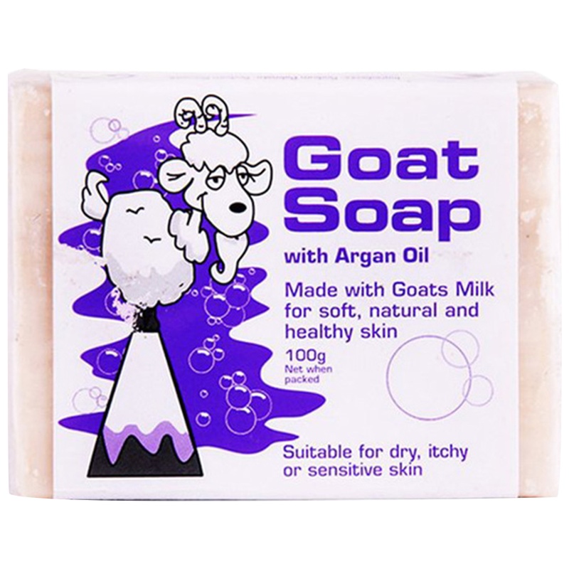Goat Soap 山羊奶皂 摩洛哥坚果油味 减少粉刺 抗氧化 香皂 100g/块 澳洲进口