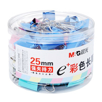 晨光 (M&G ) ABS92741 25mm彩色长尾夹 48只/筒
