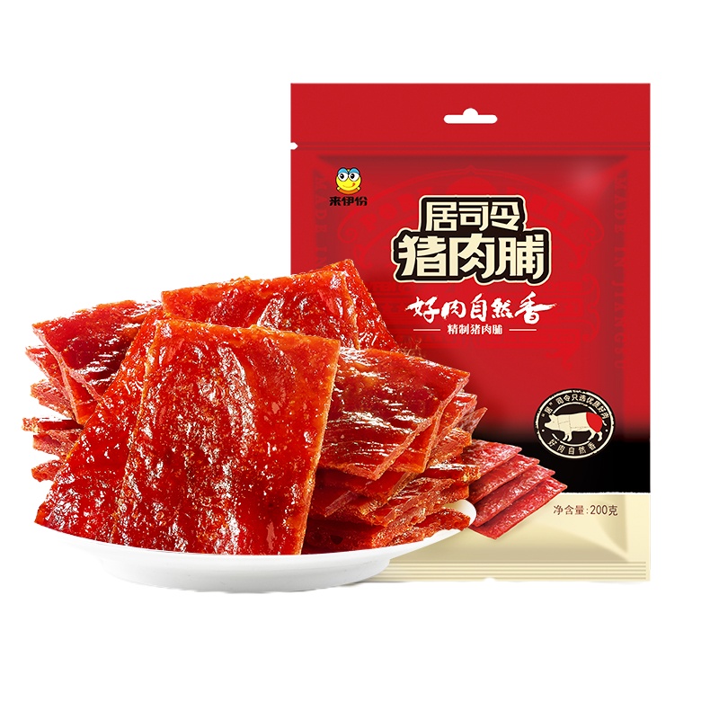 来伊份-居司令猪肉脯200g*2