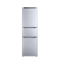 华日(Huari)212升 三门冰箱三开门电冰箱直冷中门软冷冻节能低噪分区保鲜家用小型电冰箱BCD-212SDD