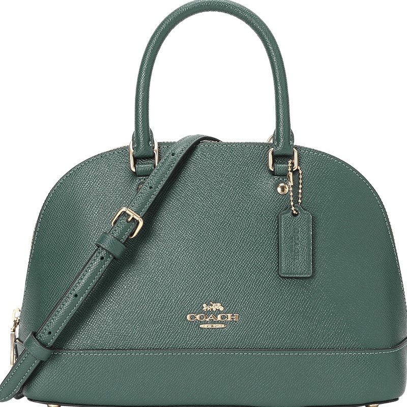 COACH/蔻驰 女包马车徽标手拎斜挎贝壳包 F27591