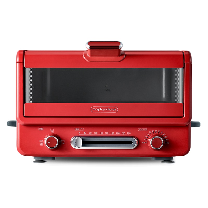 摩飞电器(Morphyrichards)小魔箱电烤箱家用小型烘焙煎烤一体多功能台式蛋糕烤箱 MR8800英伦红