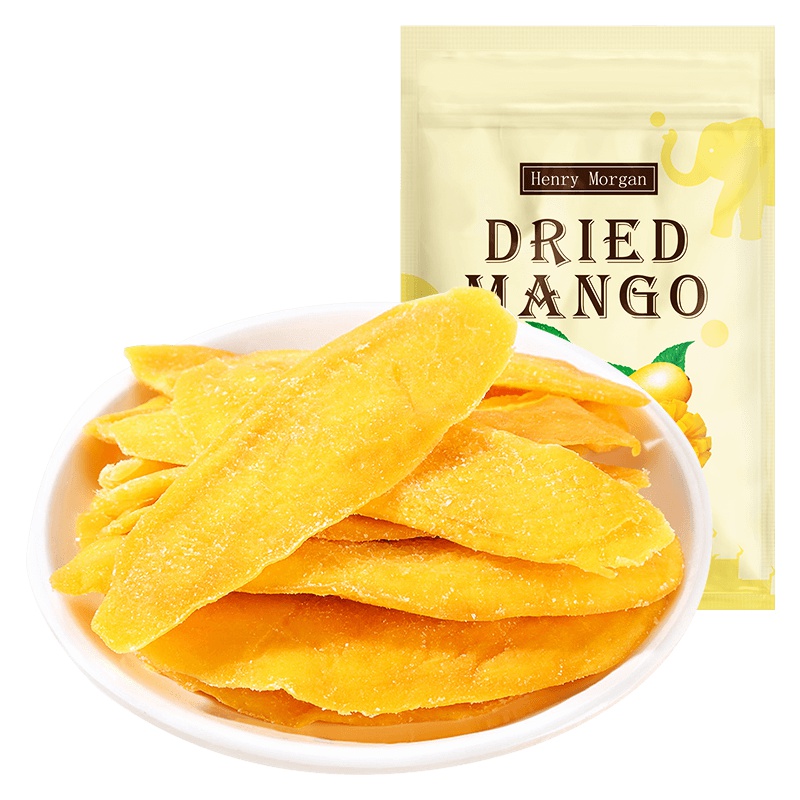 亨利摩根 芒果干120g 泰国进口水果干 进口休闲零食 果脯蜜饯