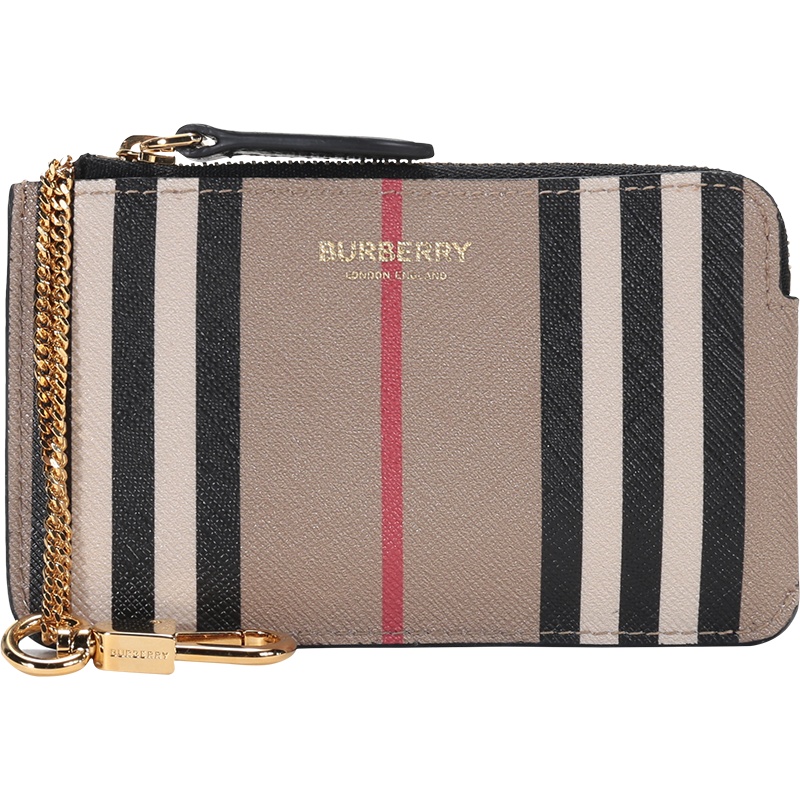 BURBERRY 博柏利 女款 环保帆布钥匙包卡包零钱包 80296161