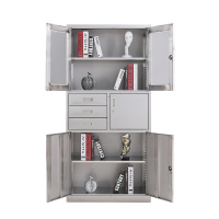 东港家具 不锈钢偏三斗内保文件柜，矮柜，储物柜，更衣柜，员工柜，水杯柜，多门柜，鞋柜，碗柜，带锁柜子可定制