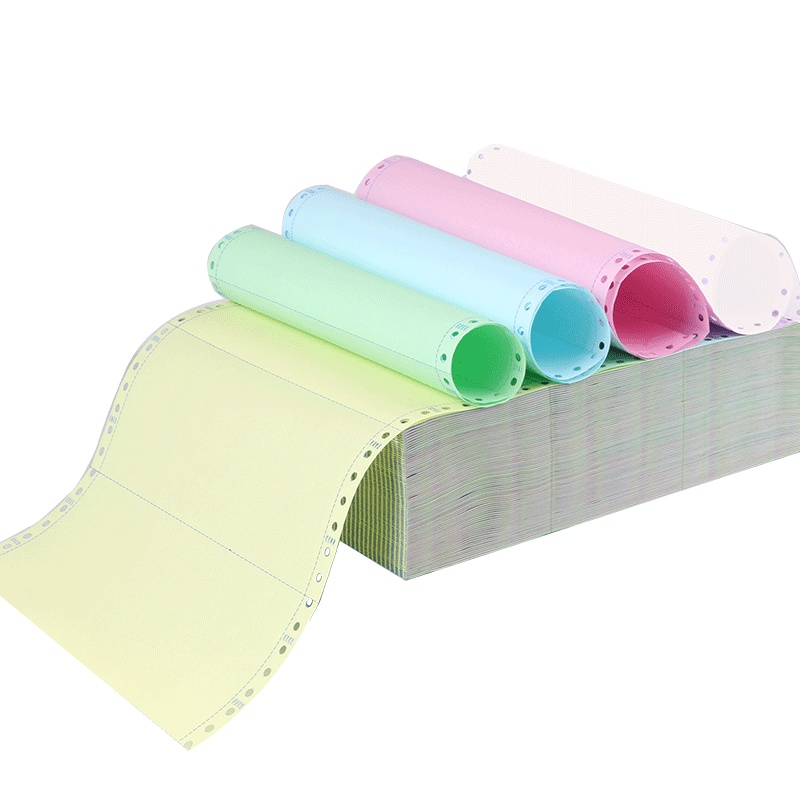 华扬纸业 电脑打印纸381-1B 针式打印纸 单联（单层）整张 打印发货单60g不撕边 木浆原纸（1000页)