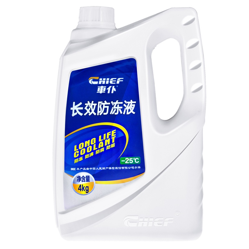 车仆长效防冻液4KG-25℃绿色