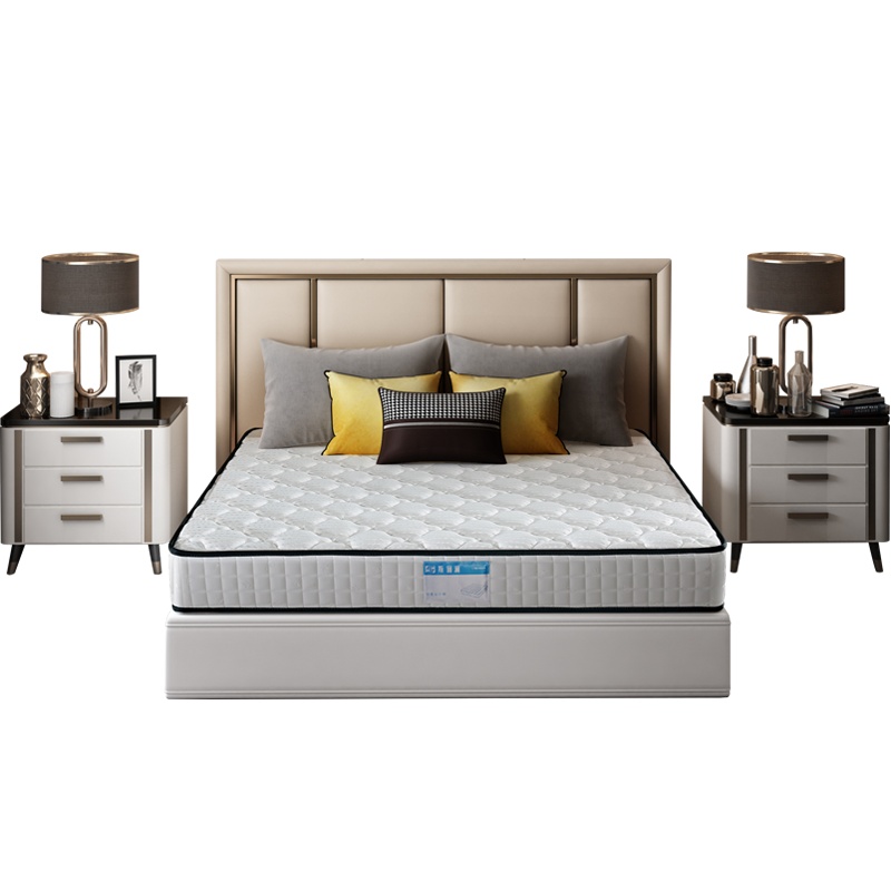 斯俪澜 床垫 软硬两用护脊椰棕弹簧床垫 进口天然乳胶床垫 独袋静音弹簧床垫 简约现代 可定制