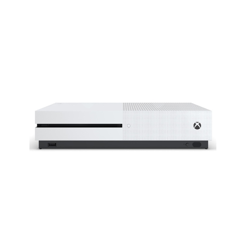 微软(Microsoft)Xbox One S 家庭娱乐游戏机 4k超清 1TB存储 双游戏白色款:明星高尔夫+决战喵星
