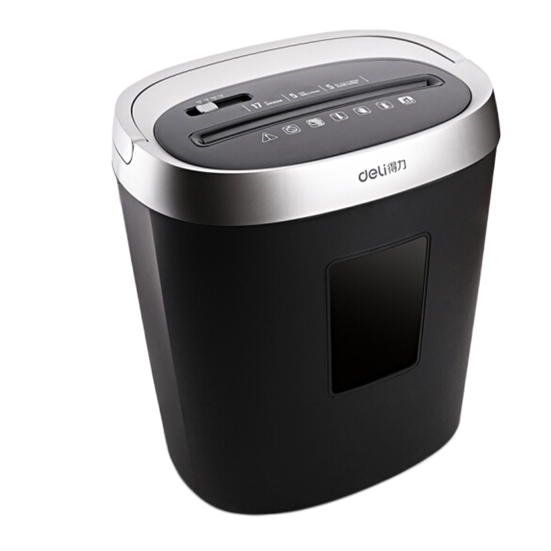 得力(deli)个人办公桌面碎纸机办公文件粉碎机9928