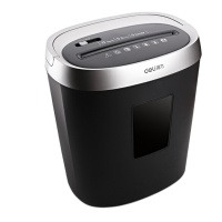 得力(deli)个人办公桌面碎纸机办公文件粉碎机9928