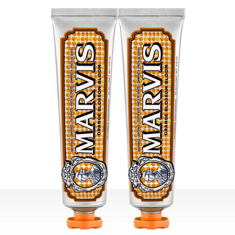 MARVIS玛尔仕橙花绽放牙膏75ml+75ml