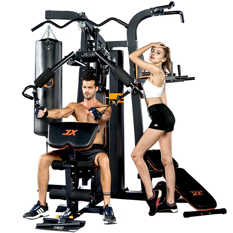JX健身器材套装组合家用综合训练器多功能运动力量器械健身房商用JX-DS932