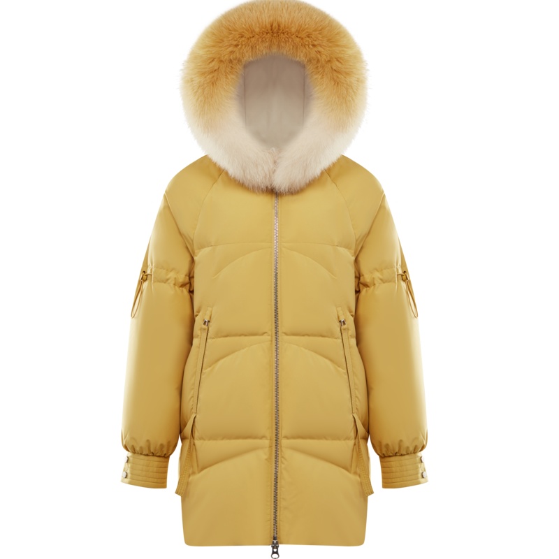 波司登2020女士中长款时尚保暖防寒羽绒服B00145974