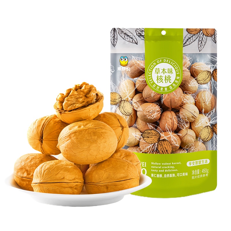 来伊份-草本味核桃450g*2