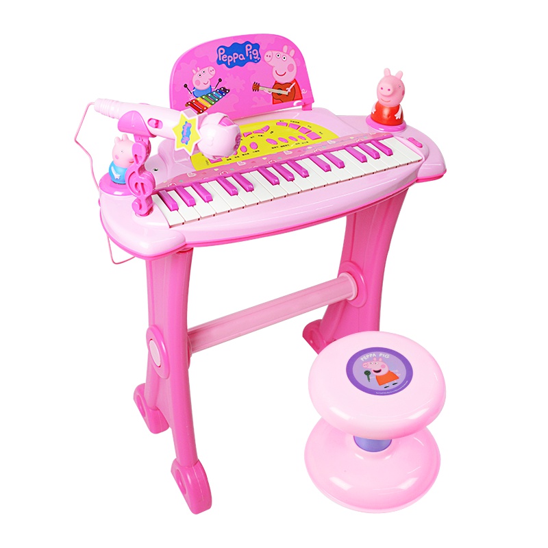 贝芬乐儿童电子琴带麦克风小孩生日礼物音乐玩具女孩宝宝早教钢琴