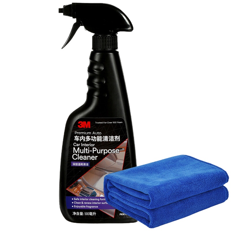 3M PN36101 车内多功能泡沫清洁剂 480ML