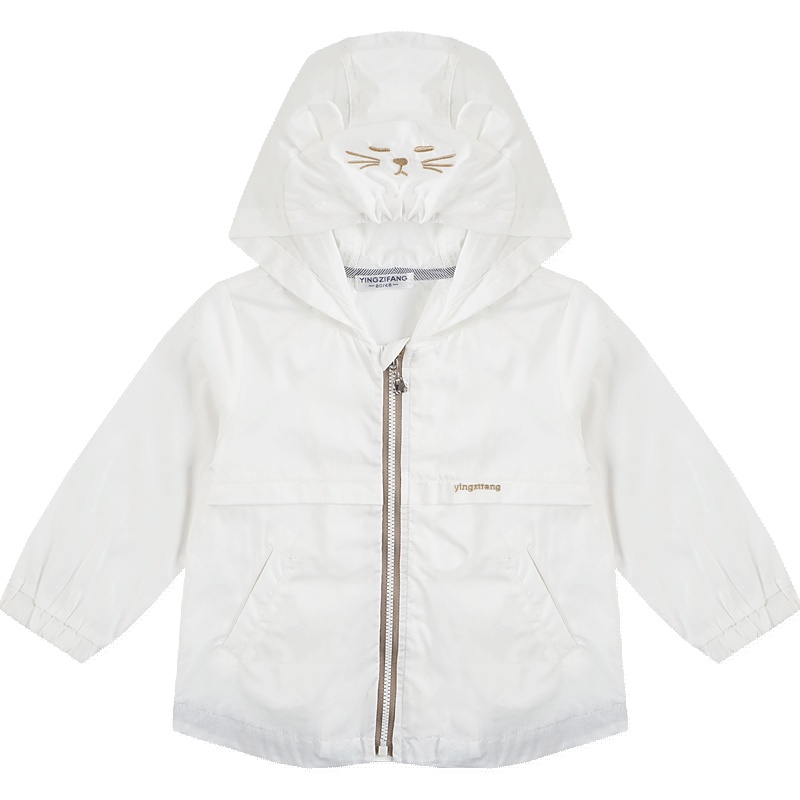 婴姿坊春季喵星人拉链可爱休闲运动外套