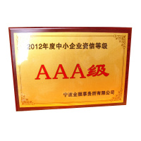 优佚 礼品制定定做木托金箔牌匾荣誉牌不锈钢奖牌定制加盟授权铜牌钛金奖牌 型号:YS-002