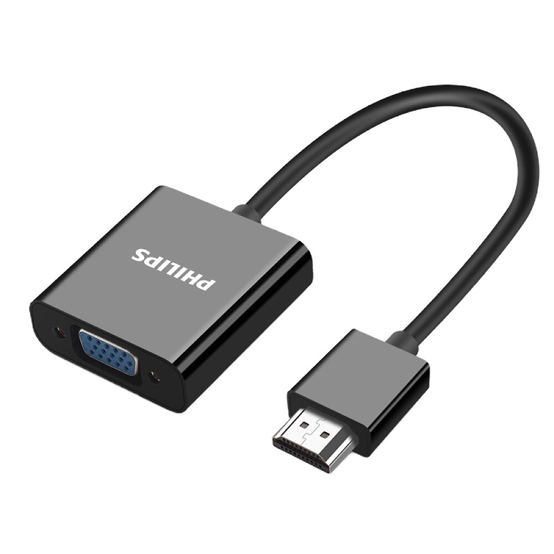 飞利浦(PHILIPS) HDMI转VGA线转换器带音频口 SWR1620B