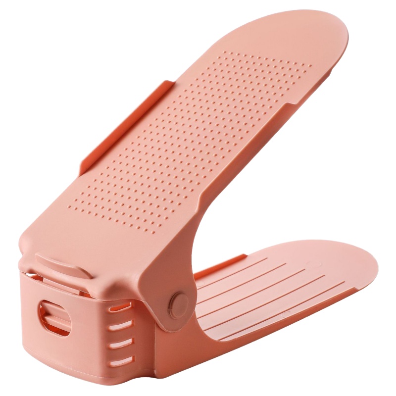 五只可调节收纳双层加厚鞋架分层鞋托家用宿舍鞋子收纳层架架鞋柜置物架科林清(颜色随机发货)