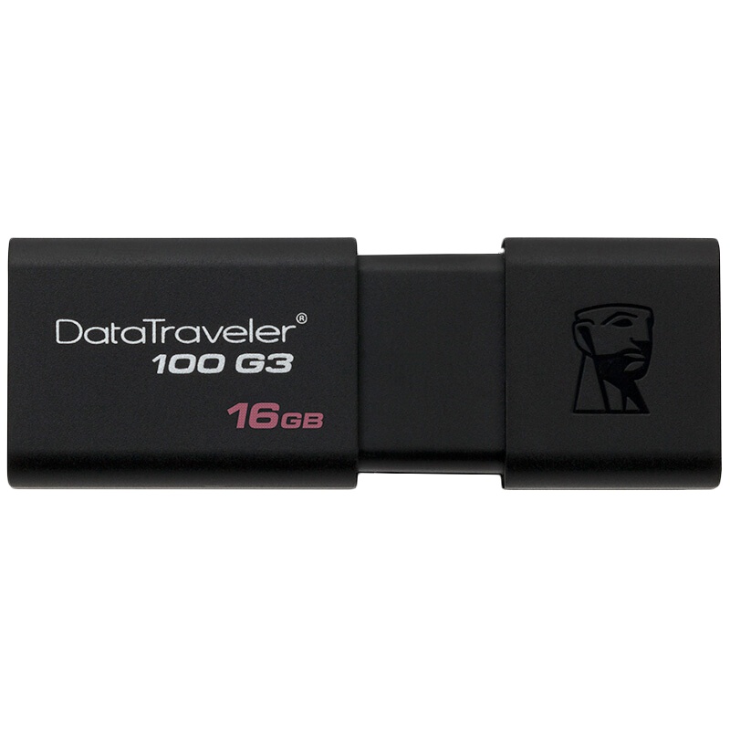 金士顿(KINGSTON)DT100G3/16GU盘USB3.0黑色 (单位:件)