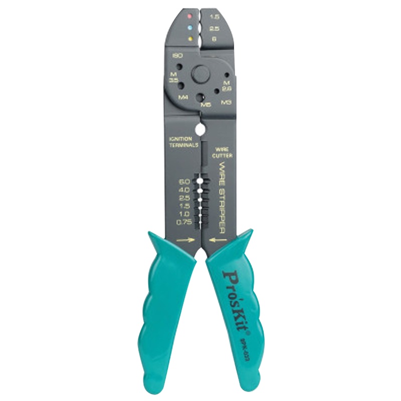 台湾宝工Pro'sKit8PK-033多功能端子压剥钳（单位：件）