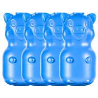 家用洁厕剂清香型球块去异味洁厕灵蓝泡泡洁厕宝马桶清洁厕所除臭 4瓶装[买一次用一年]