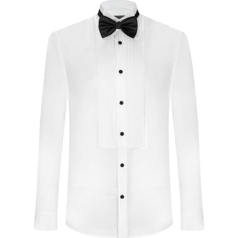 柒牌SEVEN男装2020春季新款礼服衬衫商务正装长衬宴会绅士内搭微弹长袖