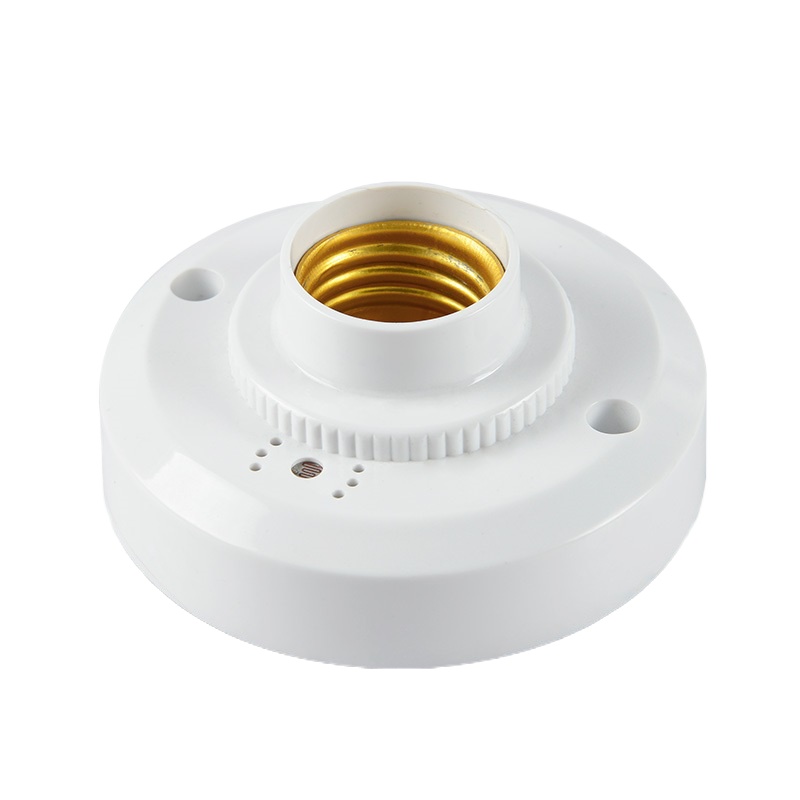 乐默(LOOMOO) 声光控开关灯座楼道延时感应led节能灯声控开关E27螺口灯头