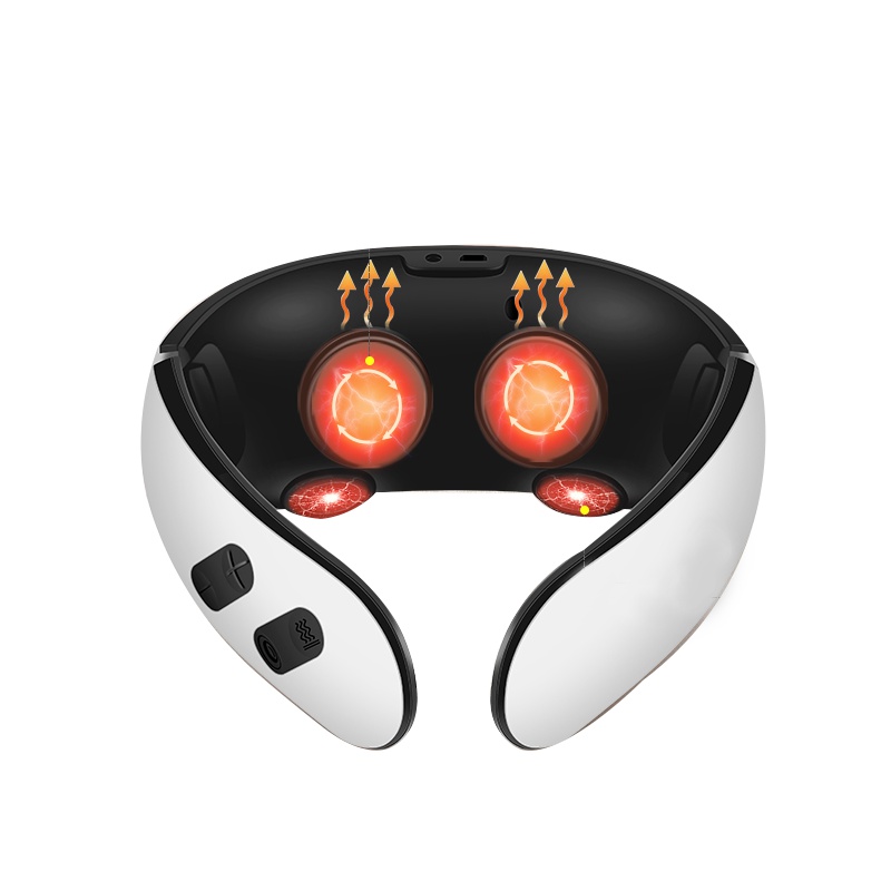 金稻(kingdom)颈椎按摩器护颈仪颈肩揉捏颈部肩颈腰部温热智能语音家用振动按摩按摩仪器