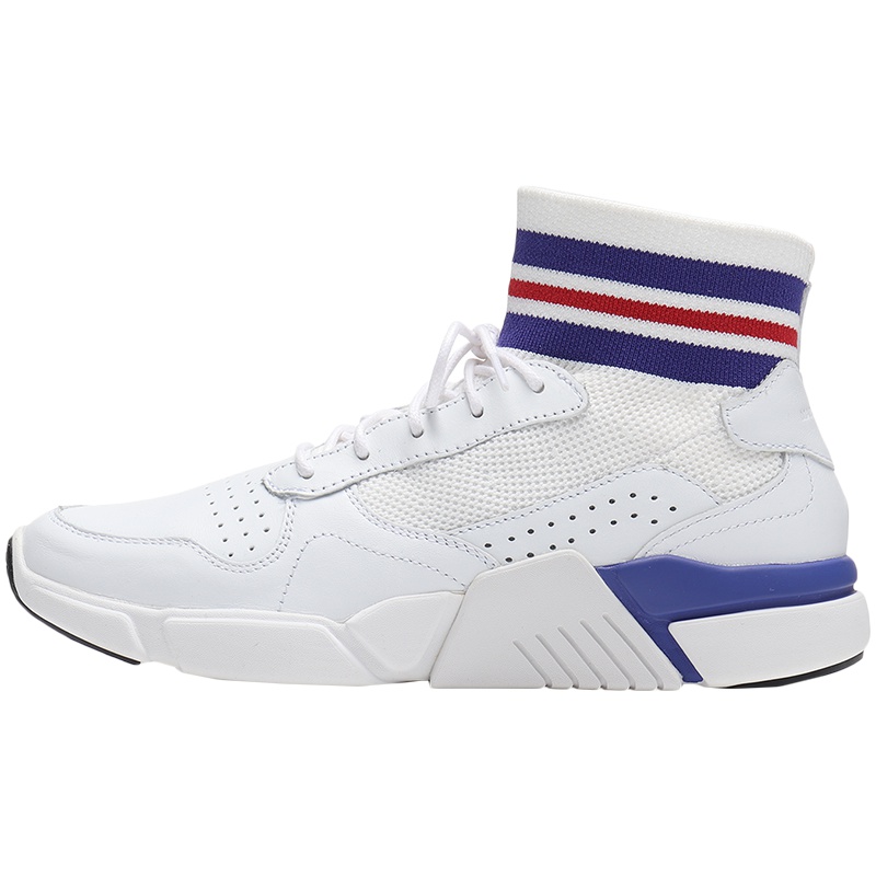 Skechers斯凯奇女鞋休闲鞋时尚袜套个性高帮运动鞋68855 68855/WBLU白色+蓝色