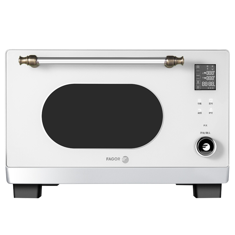 法格（FAGOR）台式蒸烤箱 蒸烤一体机烤箱家用25L 电烤箱电蒸箱网红白色蒸烤箱