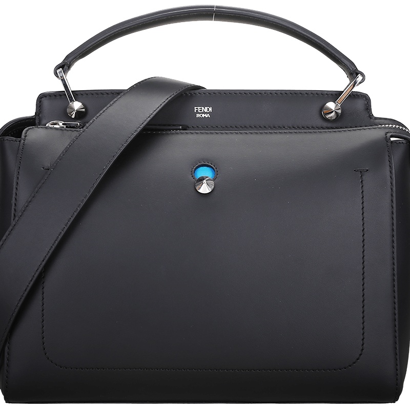 FENDI/芬迪 女包DOTCOM锥形铆钉手拎斜挎包 8BN293 30x26x14CM