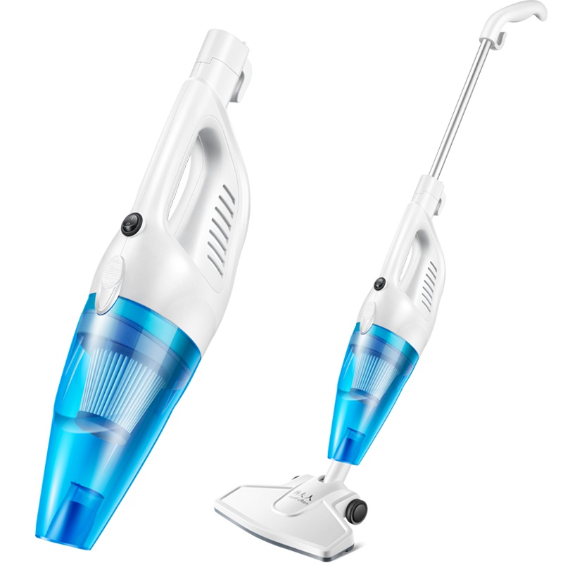 韩夫人吸尘器LF-07 蓝色+九件套+2个过滤芯+除螨刷一机两用手持+推杆加大地刷强力除尘二合一 超静音地毯地板瓷砖多用