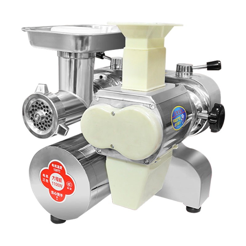 乐创（lecon）商用绞肉机 切肉机 多功能切丝切片机 12型1100W