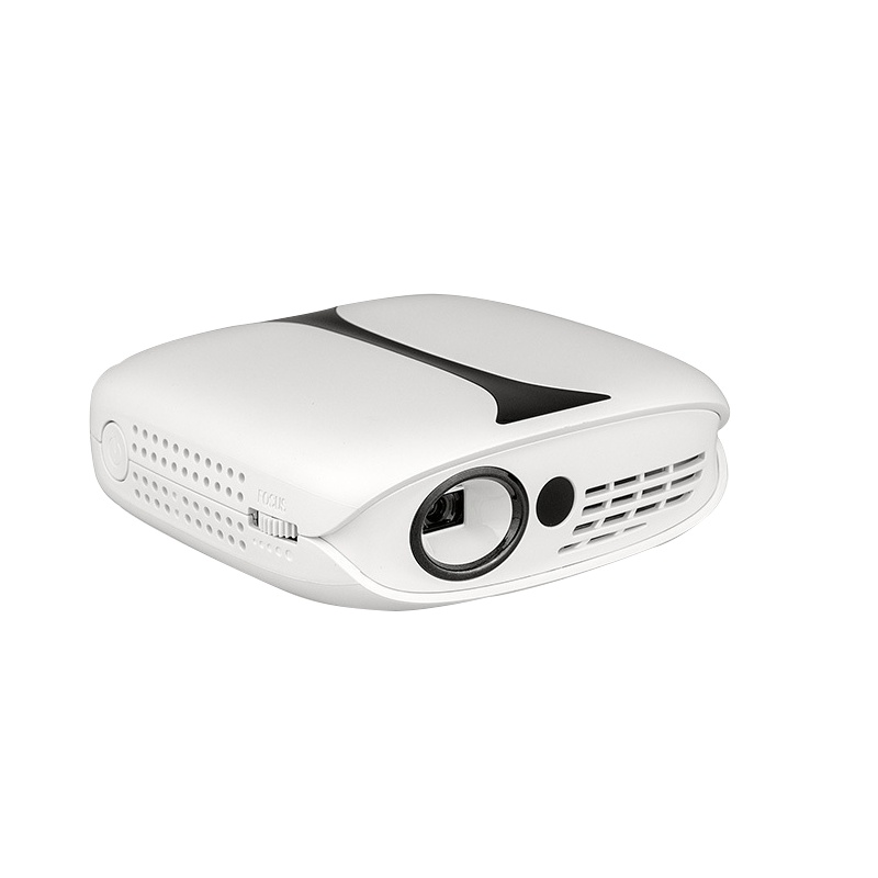 瑞格尔(Rigal)RD-606 智能系统投影机 手机投影仪 家用(高清分辨率 兼容4K/1080P 腾讯极光 内置大电池 手机投屏)