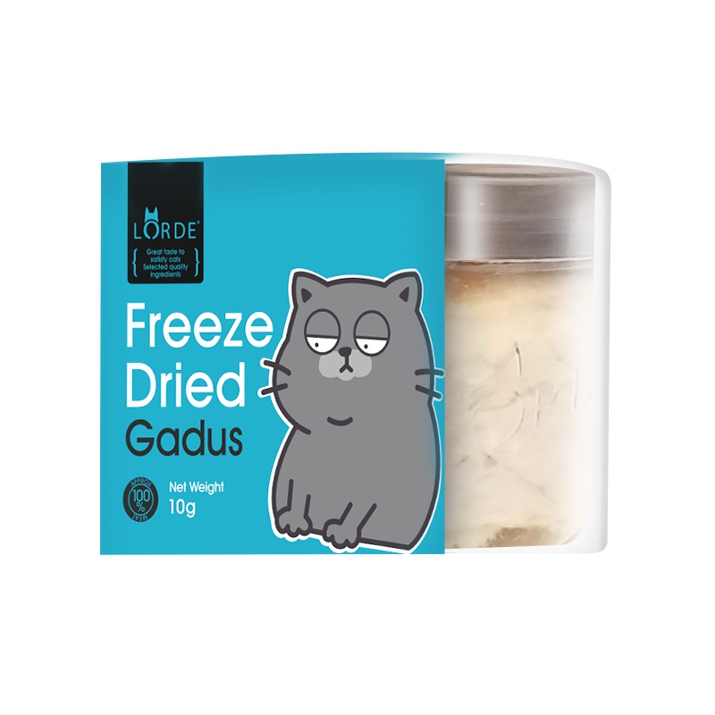 LORDE里兜11006564845宠物猫咪冻干零食鳕鱼片10g