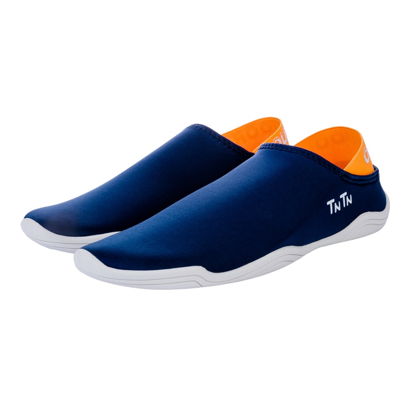 TN户外春夏季涉水溯溪鞋洞洞钓鱼深蓝桔学生男女情侣沙滩登山潜水徒步海岛一脚蹬网面透气运动凉跑拖鞋