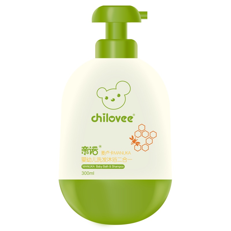 亲诺麦卢卡婴幼儿洗发沐浴二合一300ml 洗发沐浴二合一