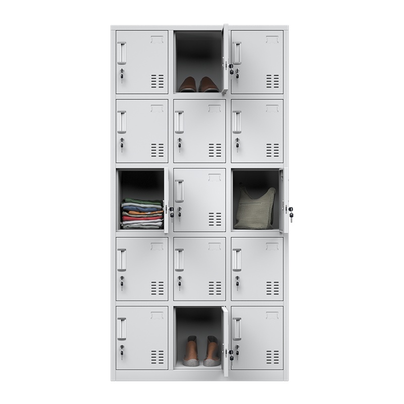 永格铁皮柜子家用更衣柜更衣柜员工柜子带锁储物柜宿舍浴室换衣柜储存