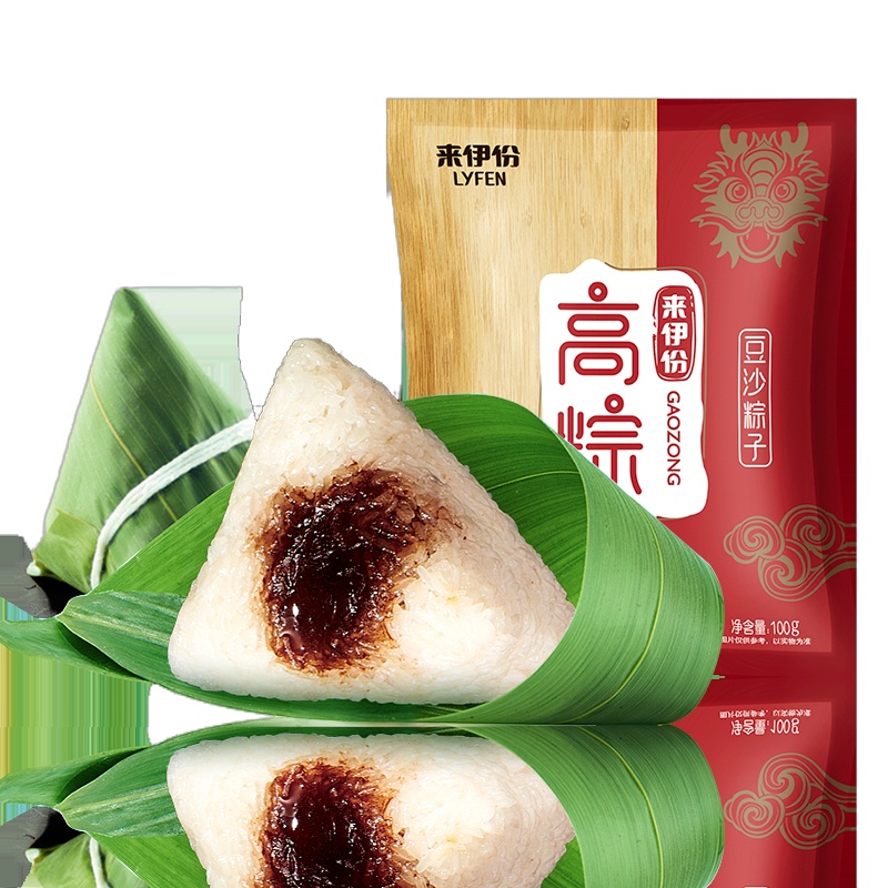 来伊份-豆沙粽子100g*10