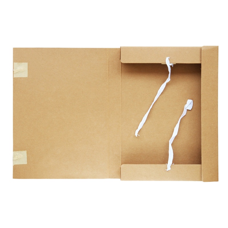 得力(deli) 5922高质感牛皮纸档案盒10个装纯浆牛皮纸50mm